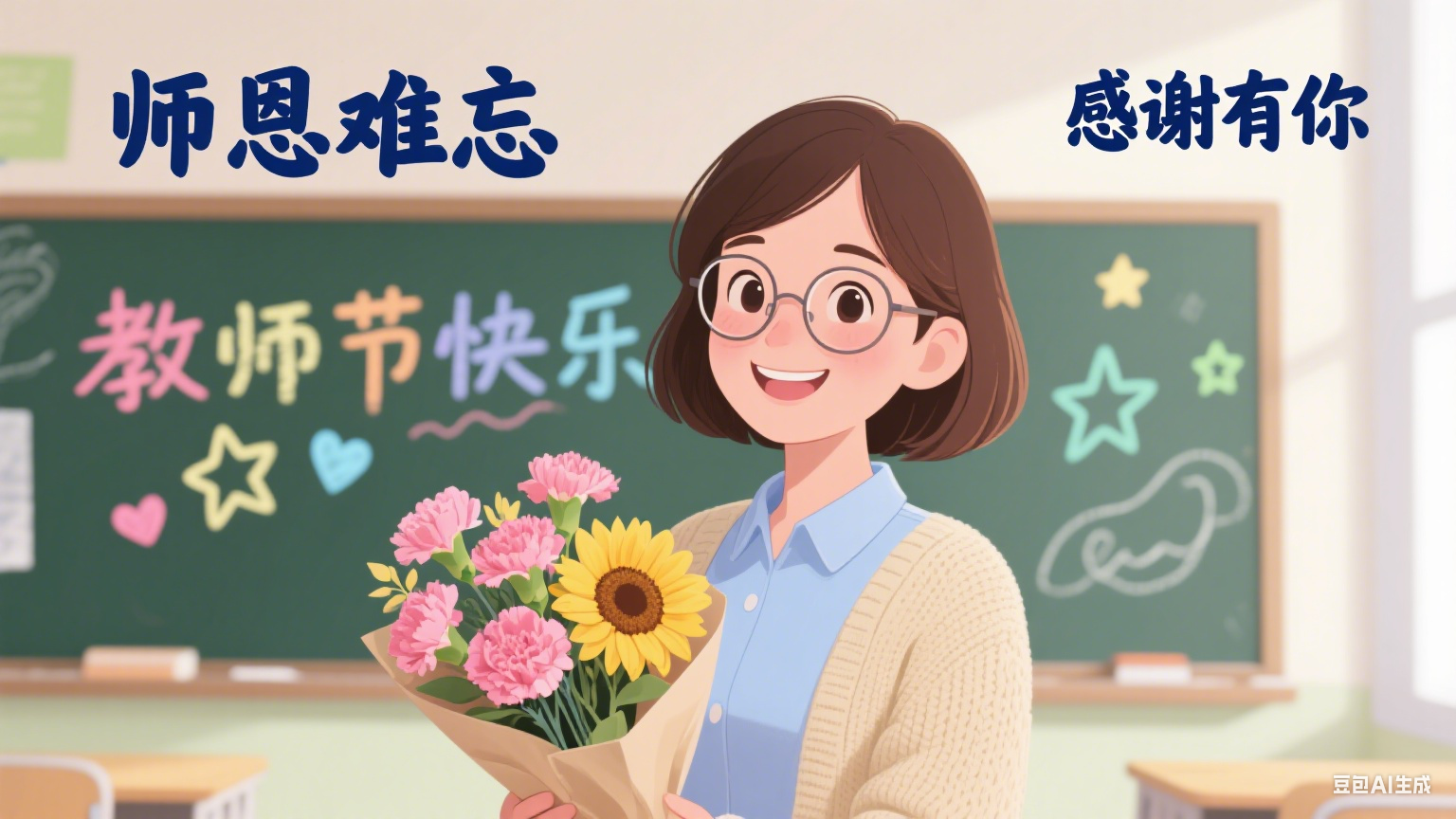感恩有您 照亮前行 — 祝老師們節(jié)日快樂！